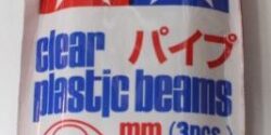 Tamiya - Clear Plastic Beams (3) mm. 8 Cod. 70137