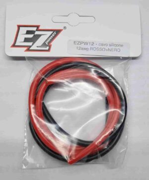 Ezpower - EZPW12 Cavo Silicone 12awg Rosso+Nero 
