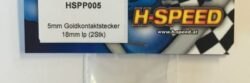 H-Speed - HSPP005 Connettori Oro 5mm 2pz
