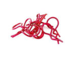 Hobby-Tech - Clips Carrozzeria 1/10 Red Metallic