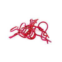 Hobby-Tech - Clips Carrozzeria 1/10 Red Metallic