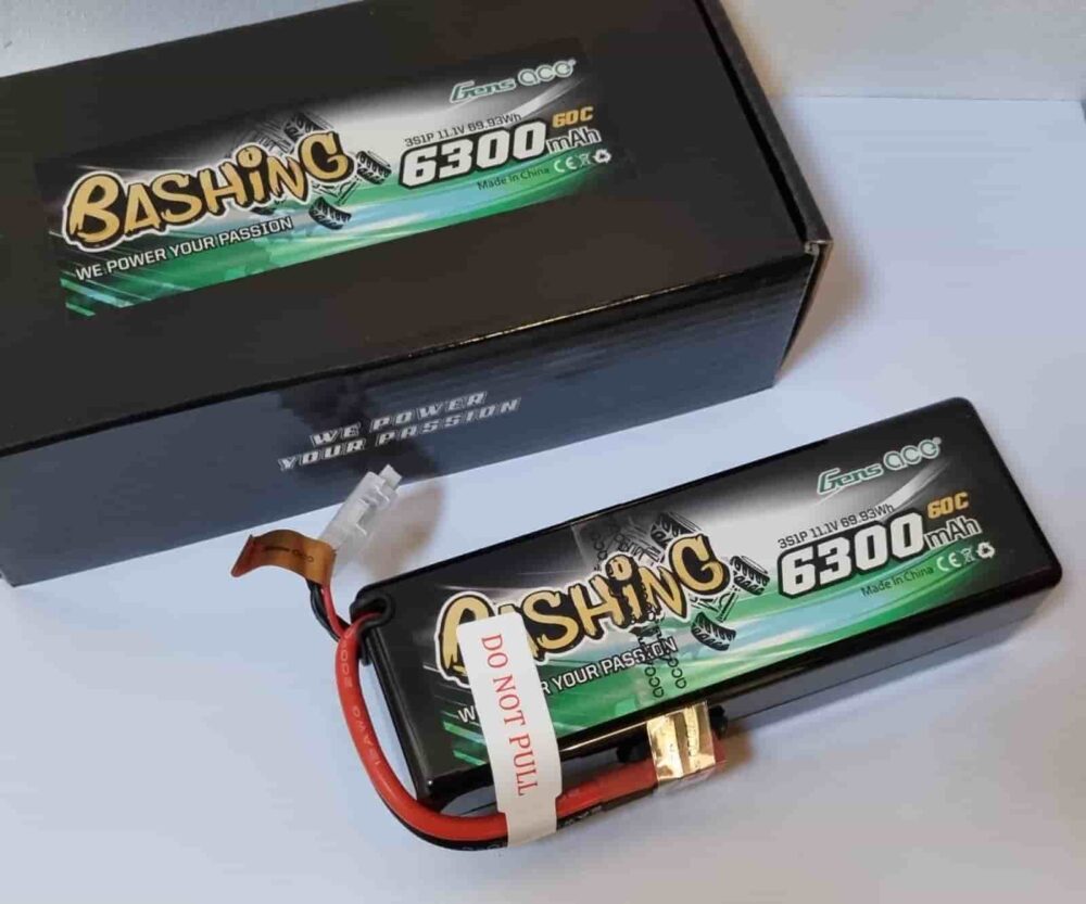 Gens-ace - Batteria LiPo 3S-11.1V-6300-60C (Deans) 430g